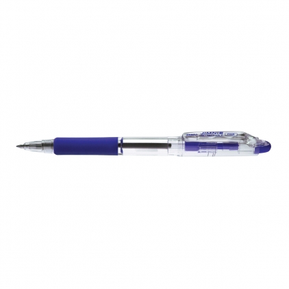 Pix Acvila Scriptum 308 Medium Black Pix cu mecanism Zebra Jimnie, grip, corp plastic, varf 0.7 mm, culoare scriere albastru