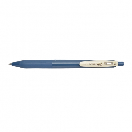Pix cu mecanism Zebra Sarasa Clip Vintage, varf 0.5 mm, scriere albastru