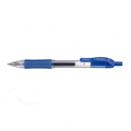 Pix in Cutie Metalica Caran dAche 849 Metal-X Line Violet Pix cu mecanism Zebra Sarasa cu gel, grip, corp plastic, varf 0.7 mm, culoarea scrierii albastru