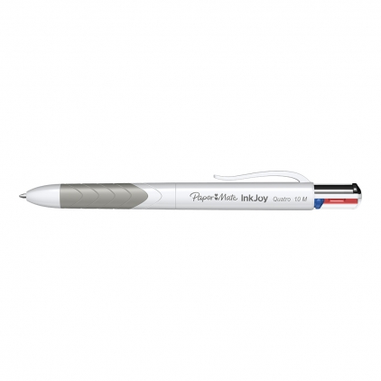 Pix, Pentel, Superb BK77, 0.7 mm, plastic, rosu Pix cu mecanism PaperMate Quatro Pen, 4 culori, varf 1 mm