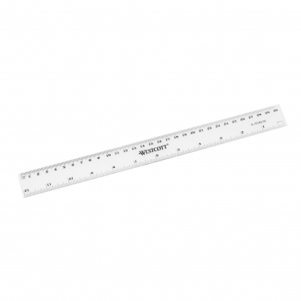 Ascutitoare Dubla cu Container KUM Pencil Pal K2 Plastic Green Rigla Westcott, plastic transparent, 30 cm