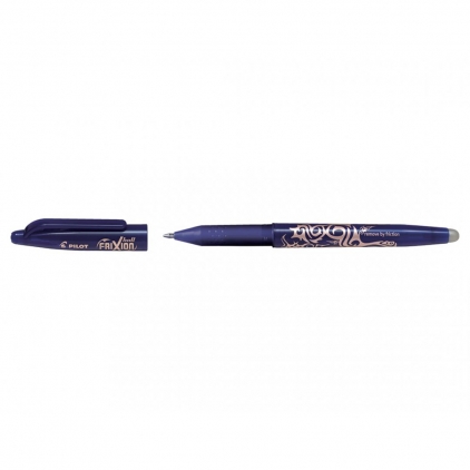 Roller Monteverde USA Invincia Solid Brass BT Roller cu gel Pilot Frixion Ball, fara mecanism, 1 mm, albastru