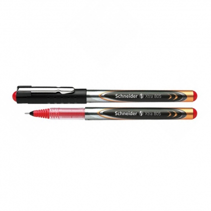 Roller cu cerneala, Stabilo, Bionic Worker Colorful, 0.5 mm, plastic, negru Roller cu cerneala, Schneider, Xtra 805, 0.5 mm, plastic, rosu