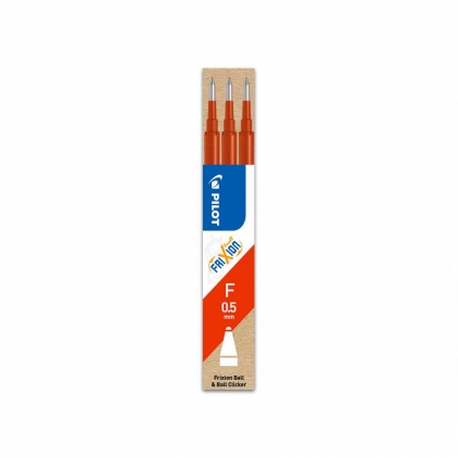 Roller Caran dAche Varius Ebony Wood PGT Rezerva roller cu gel Pilot Frixion Ball, 0.5 mm, rosu, 3 bucati/set