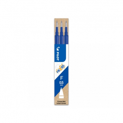 Roller Sheaffer VFM Excessive Red NT Rezerva roller cu gel Pilot Frixion Ball, 0.5 mm, albastru, 3 bucati/set