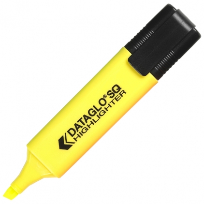 Textmarker Stabilo Boss, varf 2-5 mm, bleu Textmarker Dataglo, corp dreptunghiular, varf 1-5 mm, galben