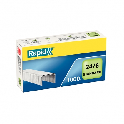 Capsator 24/6 - 25 coli El Casco M-15 Gold Capse Rapid Standard, 24/6, 2-20 coli, 1000 buc/cutie