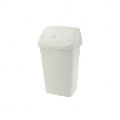 Cos de gunoi OEM, inox, scrumiera, 30 l Cos pentru gunoi, Aurora, 25 l, capac batant, 25 l, crem
