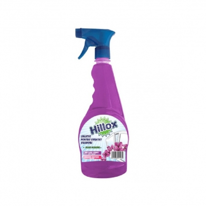 Detergent pentru geamuri Glass Classic 750 ml, ecologic, neagresiv, uscare rapida Detergent geam Hillox, 750 ml