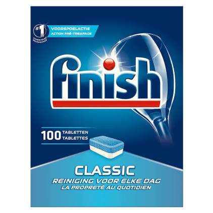 Detergent vase Sano Spark Lavanda, 1 l Tablete pentru masina de spalat vase Finish Classic, 100 tablete/cutie