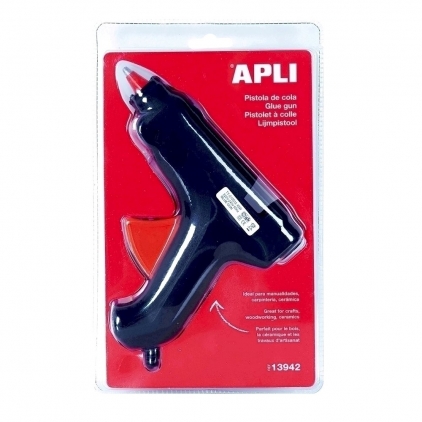 Rezerva pistol Apli 40W, diametru 11 mm, 10 bucati/set Pistol Apli de lipire termoizolant 40W + 2 bureti termoizolanti