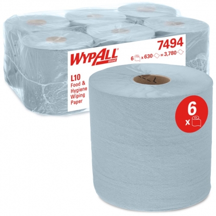 Rezerva prosoape pliate Z, Celtex, 72240, 2 straturi, alb, 150 buc/pachet, 25 pachete/cutie Rezerva prosoape in rola Kimberly-Clark Wypall L10, industriale, 1 strat, 6 buc/bax, albastre