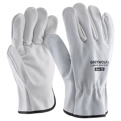 Manusi protectie imersate, Sacla 6039, negre, marimea 10 Manusi piele bovina Rock Safety, GREYWOLF-2, marime 10