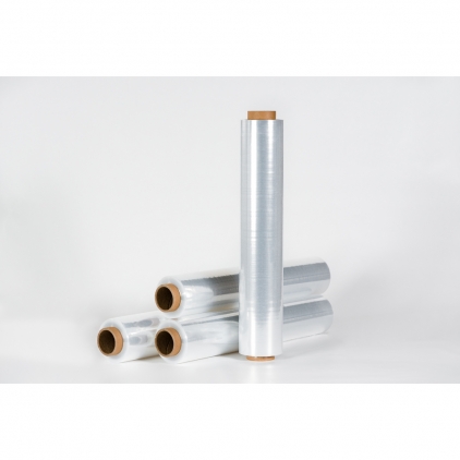 Banda adeziva Tesa, 25 mm x 66 m, transparenta, adeziv din cauciuc sintetic Folie stretch OEM, transparenta, 500 mm