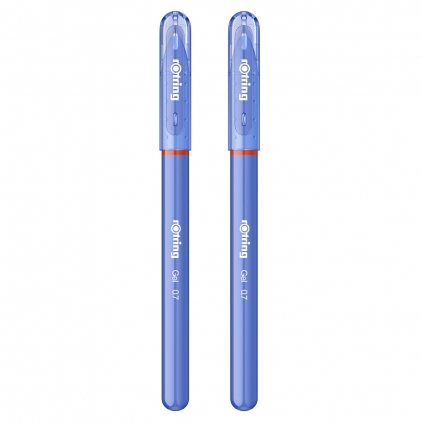 Pix fara mecanism Stabilo liner, M, 0.45 mm, 3 culori/blister eco, albastru, negru, rosu Set roller cu gel Rotring, albastre
