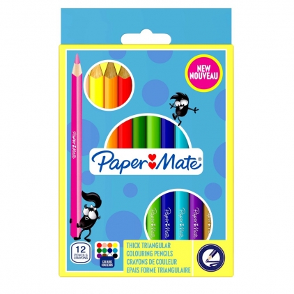 Set marker permanent Papermate, Sharpie, 4 culori, pastel Set creioane colorate Papermate Jumbo