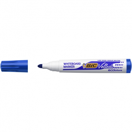 Marker Creativ Brush Sharpie Creative Acrylic Paint Water Based Yellow Marker tabla BIC, ECO Velleda 1701, rotund 1.5 mm, scriere albastra