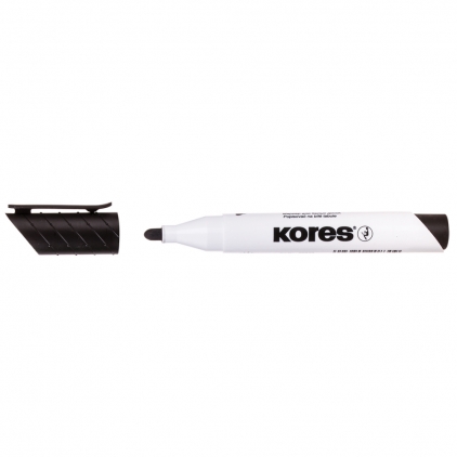 Marker Dual Brush Watercoloring Tombow ABT 243 Mint Marker pentru tabla Kores, varf rotund, 3-5 mm, negru