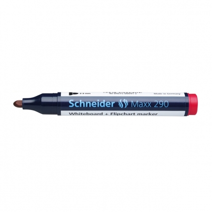 Marker Permanent Bullet Sharpie Fine Point Pink Marker pentru tabla Schneider Maxx 290, varf rotund 2-3 mm, rosu