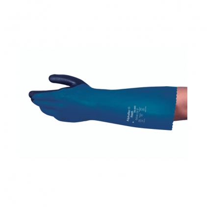 Manecute protectie taiere Ansell, HyFlex, galbene Manusi chimice Ansell, AlphaTec 04-005, marime 11