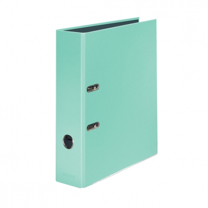 Biblioraft PP 5 cm Noki, rosu Biblioraft Falken Pastel, carton laminat, A4, 80 mm, verde menta