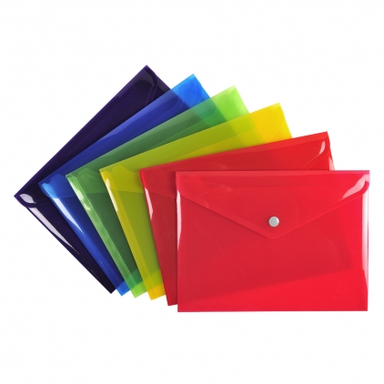 Mapa documente, A4, plastic, inchidere cu elastic, negru Mapa protectie, inchidere cu buton, A5, diverse culori