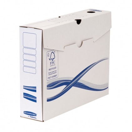 Cutie depozitare Fellowes, Basic, inalta, 420x340x330 mm Cutie arhivare Fellowes, Basic, 340x255x80 mm