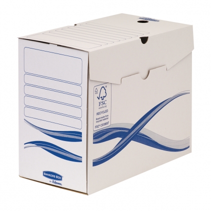 Alonje de mare capacitate Jalema, galben, 10 bucati/set Cutie arhivare Fellowes, Basic, 340x255x150 mm