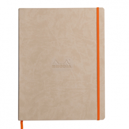 Notebook  A4+ Rhodiarama, 80 file, ivory dictando, galben Notebook  A4+ Rhodiarama, 80 file, ivory dictando, bej