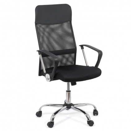 Scaun gaming textil cu cotiere 4D si suport lombar integrat OFF 297 gri Scaun birou OFF 907 negru