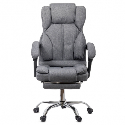 Scaune directoriale OFF 802 negru Scaun de birou executiv cu suport de picioare OFF 415F gri