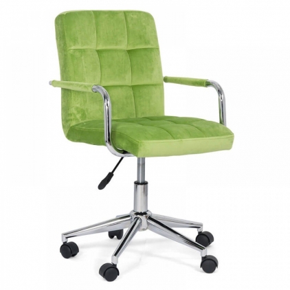 Scaun de birou din mesh respirabil OFF 624M negru Scaun de birou modern din catifea pentru copii OFF 328V verde