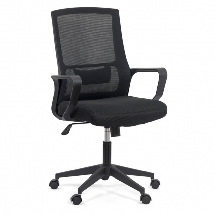 Scaun gaming textil cu cotiere 4D si suport lombar integrat OFF 297 gri Scaun de birou reglabil pe inaltime din mesh si suport lombar OFF 631 negru