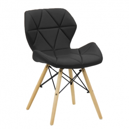 Scaun de bucatarie din catifea BUC 237X mov Scaun dining BUC 241 negru
