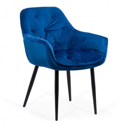Scaune living rotative din catifea BUC 0224 gri Scaun dining din catifea BUC 257 albastru