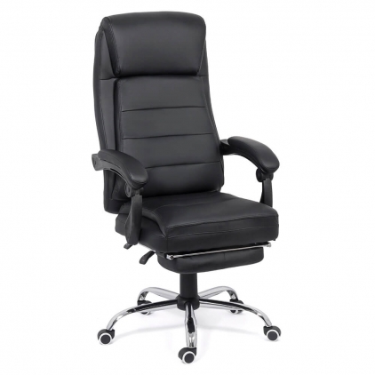 Scaun de birou ergonomic OFF 903 negru Scaun directorial cu suport de picioare OFF 425 negru