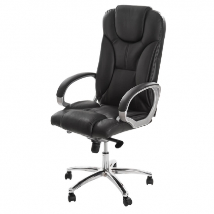 Scaune directoriale OFF 802 negru Scaun directorial din piele naturala OFF 5860 negru