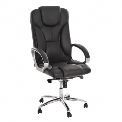Scaune directoriale OFF 802 negru Scaun directorial din piele naturala OFF 5860 negru