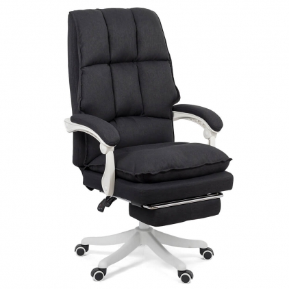Scaune directoriale OFF 802 negru Scaun directorial textil cu suport de picioare OFF 426 negru