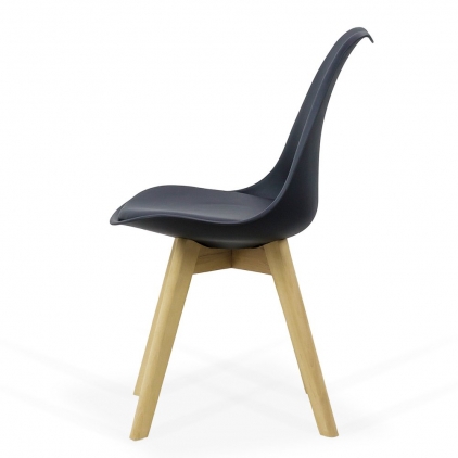 Scaun de bucatarie din catifea si cadru auriu BUC 252 albastru Scaun living BUC 242 negru