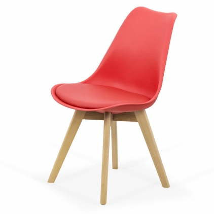 Scaun dining maro din catifea elegant si confortabil cu picioare stabile BUC 258 Scaun living BUC 242 rosu