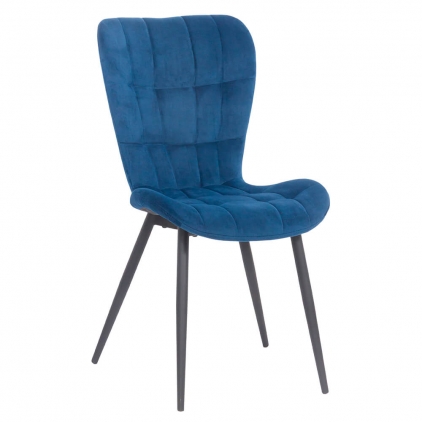 Scaun living din catifea cu picioare metalice negre BUC 259 verde Scaun living BUC 247 albastru