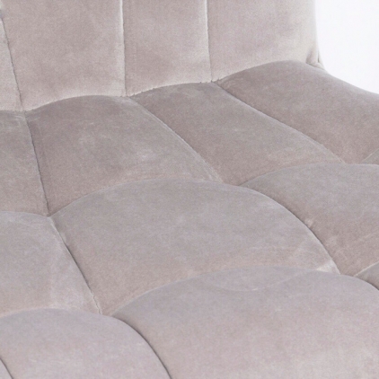 Scaun de bucatarie din catifea si cadru negru BUC 263V gri Scaun living BUC 247 gri