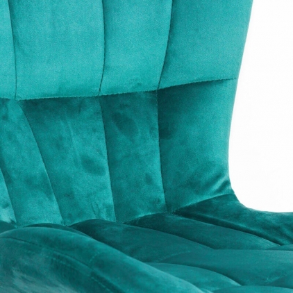 Scaun de bucatarie din catifea si cadru din lemn BUC 241V portocaliu Scaun living BUC 247 verde