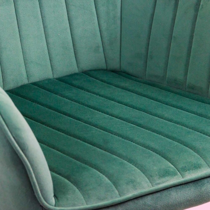 Scaun dining gri din boucle cu cadru negru fix BUC 281 Scaun living din catifea cu picioare metalice negre BUC 259 verde