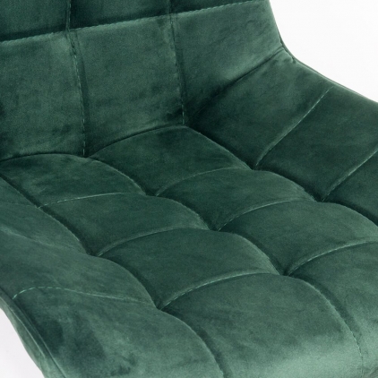 Scaun dining din catifea BUC 257 bej Scaun living din catifea si cadrul metalic  BUC 206 verde