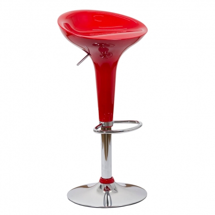 Scaune de bar modern rotativ ABS 191 gri Scaune de bar ABS 101 rosu