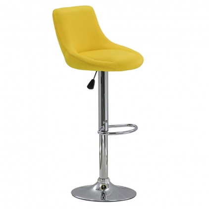 Scaun de bar negru, fix, clasic, modern ABS 143 Scaune de bar ABS 225 galben