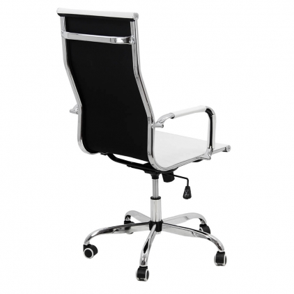 Scaun de gaming ergonomic cu suport de picioare OFF 424 alb Scaune directoriale OFF 802M alb