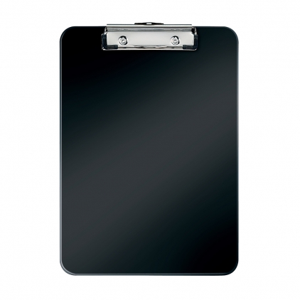 Clipboard simplu Apli, A4, aluminiu Clipboard Leitz WOW, simplu, PS, A4, 100 coli, negru